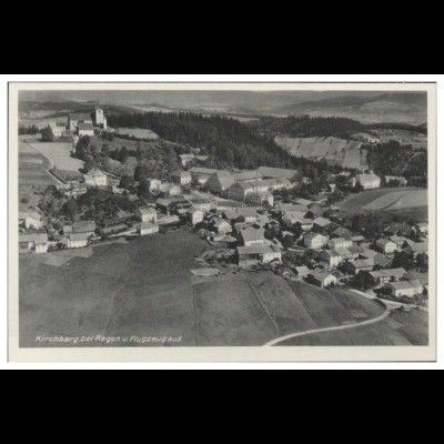 MW11487x/ Kirchberg bei Regen AK seltenes Strähle Luftbild 30er Jahre