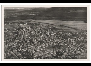MW11634x/ Pfungstadt Foto AK seltenes Strähle Luftbild 30er Jahre