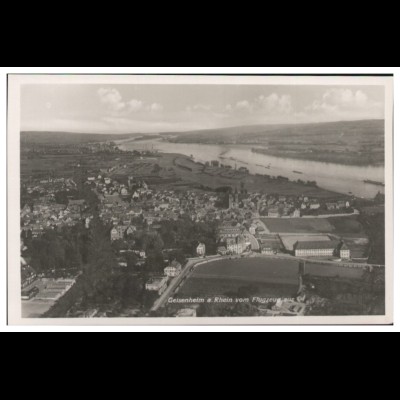 MW11619x/ Geisenheim Foto AK seltenes Strähle Luftbild 30er Jahre