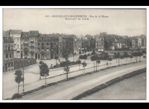 Y28515/ Brüssel-Molenbeek Rue de la Meuse AK ca.1910