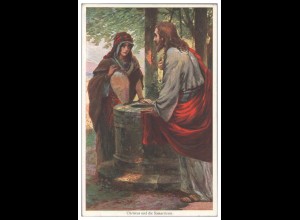 Y28553/ Jesus - Christus und die Samariter - Primus Ak ca.1912