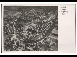 MW11648/ Lauter im Erzgeb. Foto AK seltenes Strähle Luftbild 30er Jahre