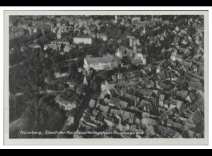 MW11791x/ Nürnberg AK seltenes Strähle Luftbild 30er Jahre