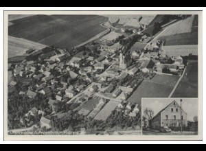 MW11806/ Obertraubling b. Regensburg AK seltenes Strähle Luftbild 30er Jahre