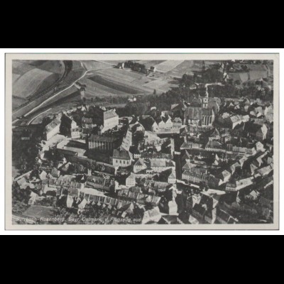 MW11917/ Sulzbach-Rosenberg AK seltenes Strähle Luftbild 30er Jahre
