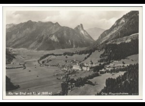 MW11722/ Kloster Ettal Foto AK seltenes Strähle Luftbild 30er Jahre
