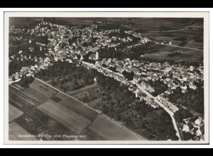 MW11745/ Gerstetten Württ. Foto AK seltenes Strähle Luftbild 30er Jahre