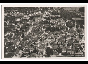 MW12045/ Lahr in Baden Foto AK seltenes Strähle Luftbild 30er Jahre