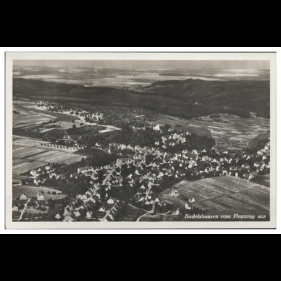 MW12151x/ Bodelshausen Foto AK seltenes Strähle Lufbild 30er Jahre