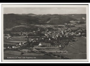 MW12152x/ Sulzbach a.d. Murr Foto AK seltenes Strähle Lufbild 30er Jahre