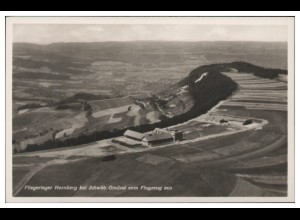 MW12257x/ Fliegerlager Hornberg Segelflug AK seltenes Strähle Lufbild 30er Jahre