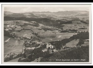 MW12677/ Schloß Syrgenstein Eglofs Foto AK seltenes Strähle Luftbild 30er Jahre