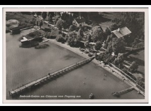 MW13035/ Seebruck-Graben AK seltenes Strähle Luftbild 30er Jahre