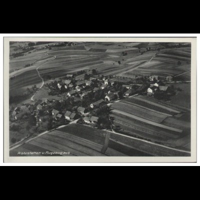 MW12376/ Rohrstetten bei Hunding AK seltenes Strähle Luftbild 30er Jahre