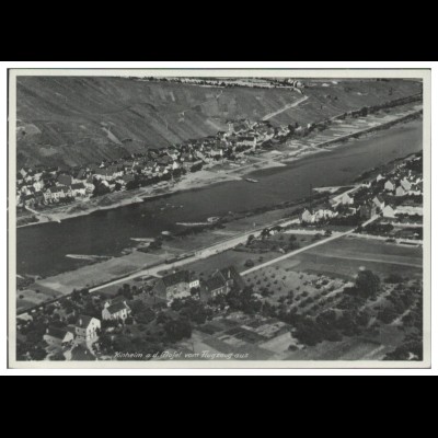MW12565/ Kinheim a.d. Mosel AK seltenes Strähle Luftbild 30er Jahre