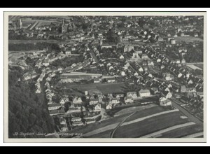 MW12401/ St.Ingbert-Saar AK seltenes Strähle Luftbild 30er Jahre