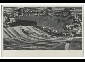 MW12582/ Hüttigweiler AK seltenes Strähle Luftbild 30er Jahre