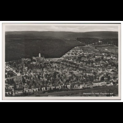 MW12368x/ Herrensohr Saarbrücken Foto AK seltenes Strähle Luftbild 30er Jahre