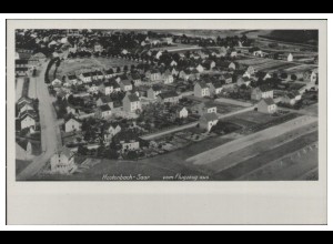 MW12576/ Hostenbach-Saar AK seltenes Strähle Luftbild 30er Jahre