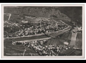 MW12362/ Traben-Trabach Foto AK seltenes Strähle Luftbild 30er Jahre