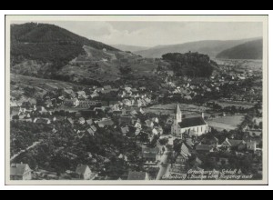 MW12382/ Ortenberg bei Offenburg AK seltenes Strähle Luftbild 30er Jahre