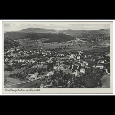 MW12778/ Maulburg Baden AK seltenes Strähle Luftbild 30er Jahre