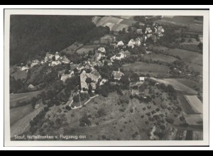 MW12725/ Stauf Mfr. Foto AK seltenes Strähle Luftbild 30er Jahre