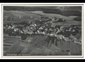 MW12882/ Hochmössingen seltenes Strähle Luftbild 30er Jahre