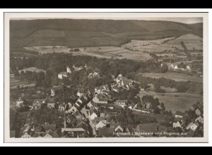 MW13113/ Seinbach i. Odenwald Foto AK seltenes Strähle Lufbild 30er Jahre