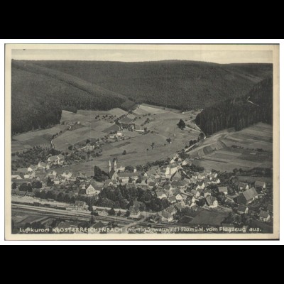 MW13320x/ Klosterreichenbach Württ. AK seltenes Strähle Lufbild 30er Jahre