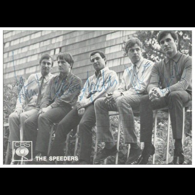 Y28677/ The Speeders Beat- Popgruppe Autogramm AK 60er Jahre