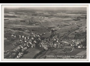 MW13588x/ Emskirchen n. Neustadt Foto AK seltenes Strähle Lufbild 30er Jahre