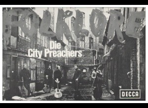 Y29030/ Die City Preachers Autogrammkarte ca. 1968