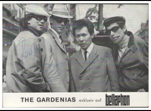 Y28797/ The Gardenias Beat- Popgruppe Autogramme Autogrammkarte 60er