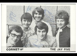 V6147/ The Jay Five Beat- Popgruppe Autogramm Autogrammkarte 60er