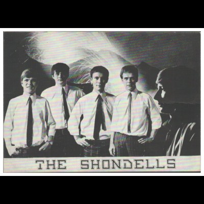 Y28884/ The Shondells aus Minden Beat- Popgruppe Autogrammkarte 60er Jahre