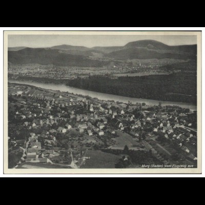 MW13692x/ Murg Baden AK seltenes Strähle Luftbild 30er Jahre
