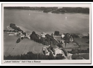 MW13842/ Stock bei Prien Foto AK seltenes Strähle Luftbild 30er Jahre