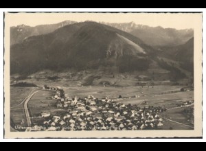 MW13861x/ Ubnterammergau Foto AK seltenes Strähle Luftbild 30er Jahre