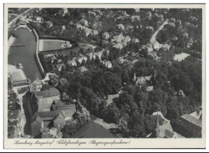 MW13941/ Hamburg Bergedorf AK seltenes Strähle Luftbild 30er Jahre