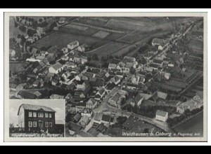 MW13993/ Weidhausen b. Coburg AK seltenes Strähle Luftbild 30er Jahre