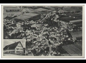 MW14017/ Hermaringen b. Heidenheim AK seltenes Strähle Luftbild 30er Jahre