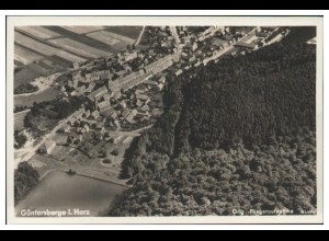 MW14028x/ Güntersberge Harz Foto AK seltenes Strähle Luftbild 30er Jahre