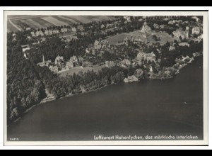 MW14040/ Hohenlychen Foto AK seltenes Strähle Luftbild 30er Jahre