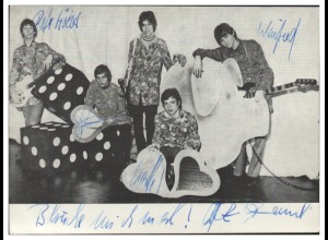 Y28982/ The New Ones Beat- Popgruppe Autogramm Autogrammkarte 1969