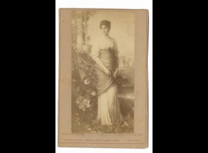TT0179/ Kabinettfoto junge Frau, F.A. Kaulbach ca.1890