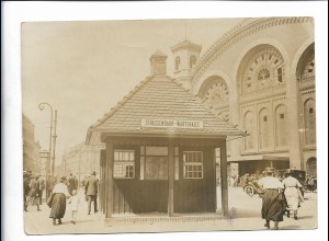 C5769/ Berlin Straßenbahn-Wartehalle seltens Foto ca.1925