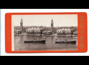 XX19388/ Stereofoto Venedig Venezia Foto G. Sommer, Napoli ca.1885
