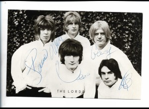 V6174/ The Lords Beat- Popgruppe Autogramme Rüdel AK 60/70er Jahre