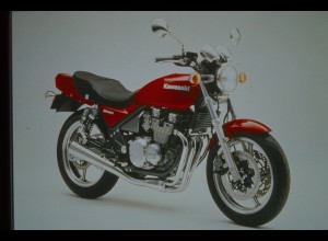 Dia0275/ 2 x DIA Foto Motorrad Kawasaki Zephyr 550 1992